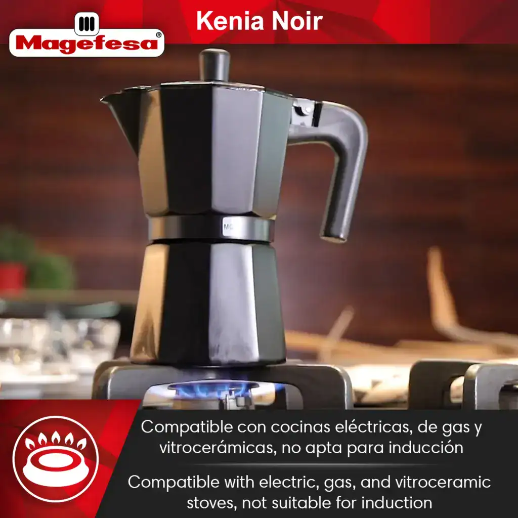 Not suitable for induction - Magefesa Kenia Noir