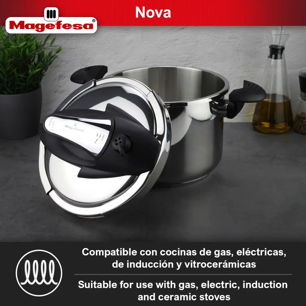 Suitable for All Types of Stovetops - Magefesa Nova