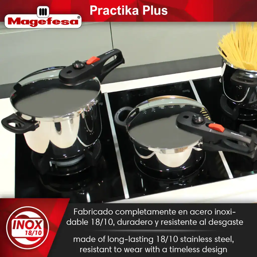 18/10 Stainless Steel - Magefesa Practika Plus