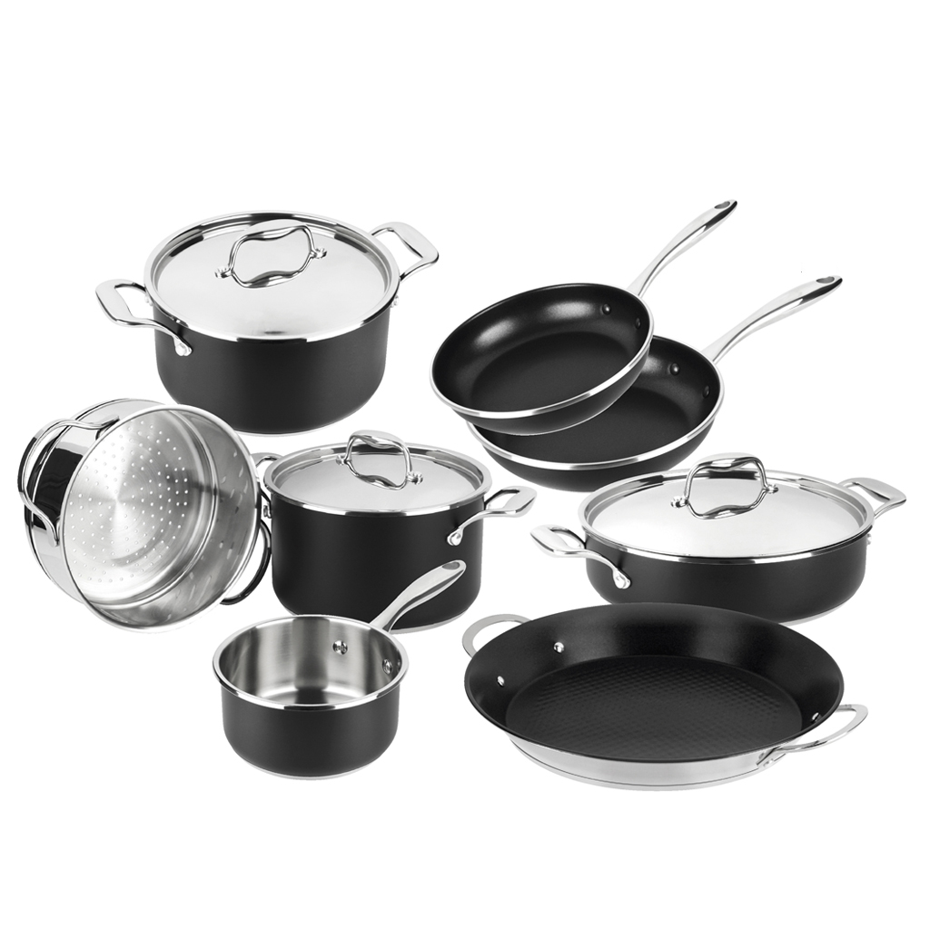 Magefesa USA  Cookware set - Paellera Pans - Stainless Steel Pan -  Pressure Cookers - Stockpot - Saucepan - Dutch oven - Roasting pan