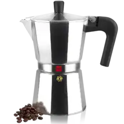 Magefesa Kenia coffee maker with ergonomic handle – classic stovetop design