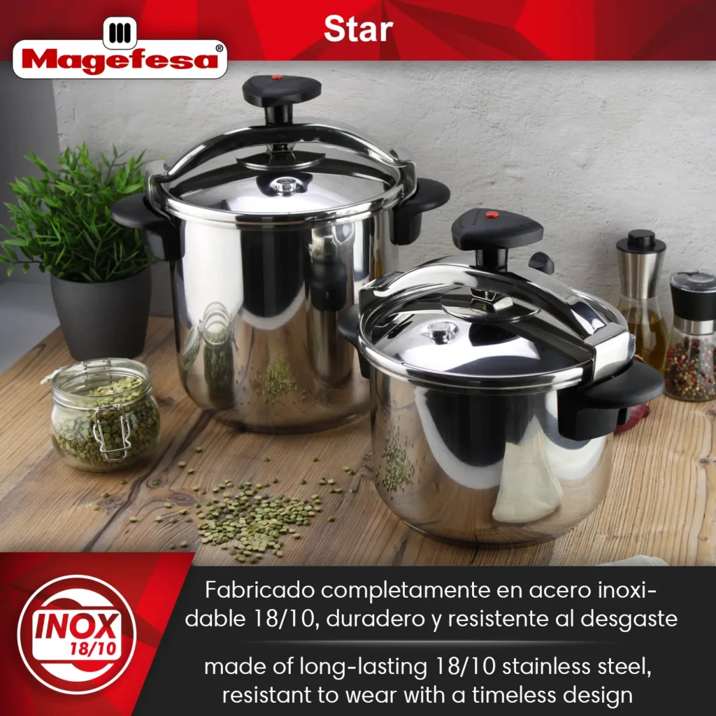 made of 18/10 stainless steel