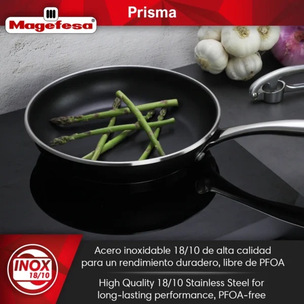 Prisma Skillet Set 18/10 Stainless Steel - Image 3