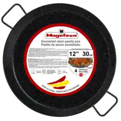 Magefesa Enameled Paella Pan - 12"