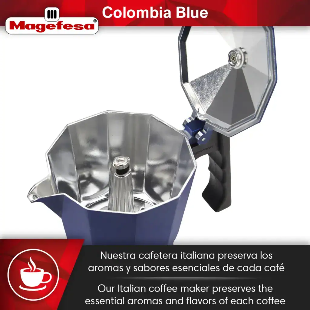 Our italian coffee maker preserves the essential and flavors of each coffee