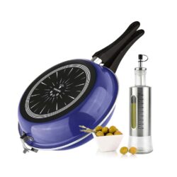 Magefesa Due Double sided Frittata Pan Skillet 9″ + Balance Stainless Steel Oil Dispenser