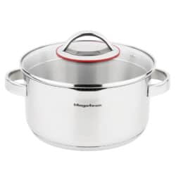 Magefesa Versatile Stainless Steel Casserole Pot with Lid - 2,1 Qt.